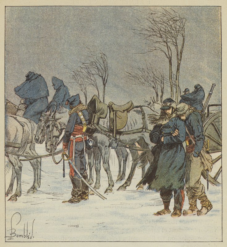 Dělostřelectvo 21. sboru od after Louis Charles Bombled