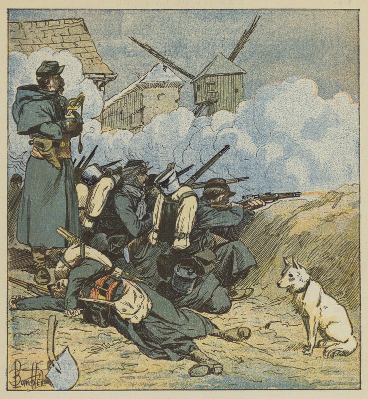 5. prapor námořní pěchoty v Neuville Mill od after Louis Charles Bombled