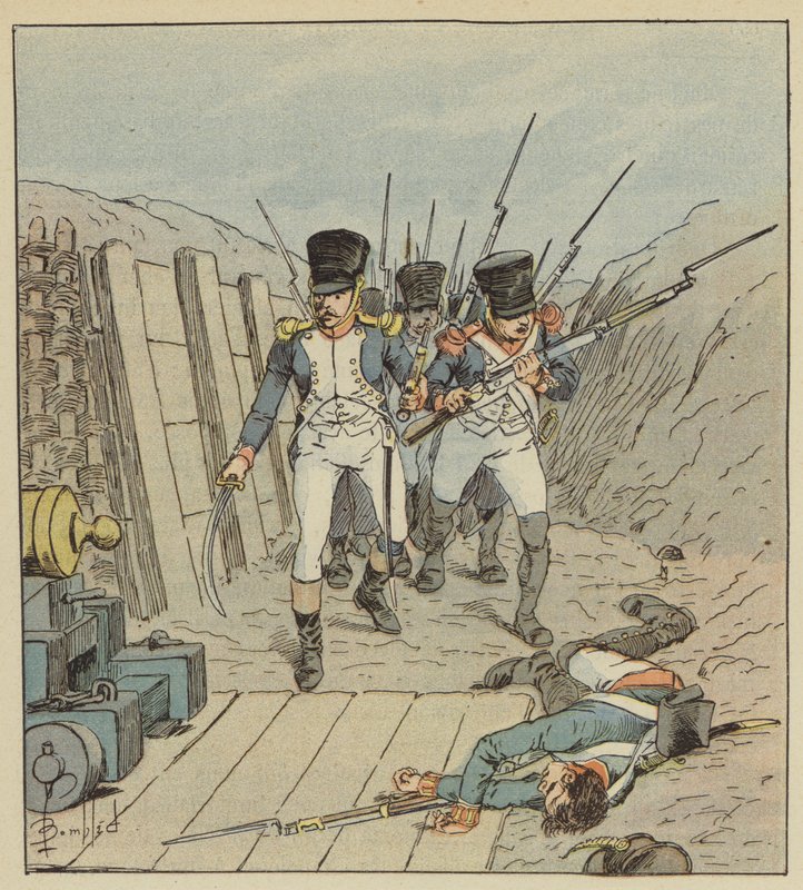 Kapitán de Chambure, vůdce této slavné společnosti atd. od after Louis Charles Bombled