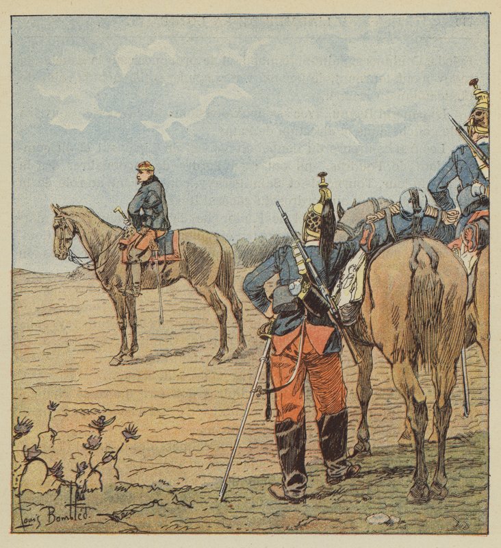 Generál Barry den před Coulmiersem od after Louis Charles Bombled