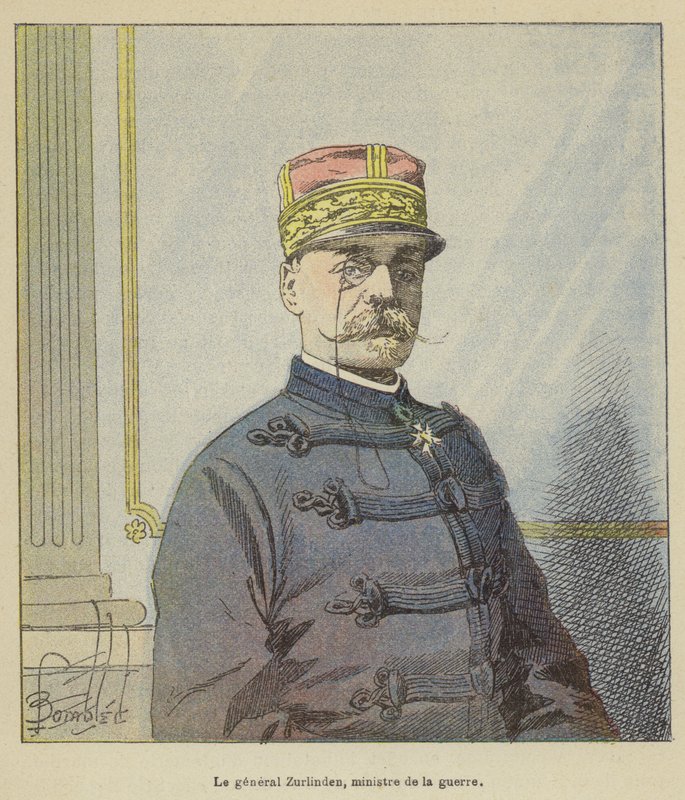 Generál Zurlinden, ministr války od after Louis Charles Bombled