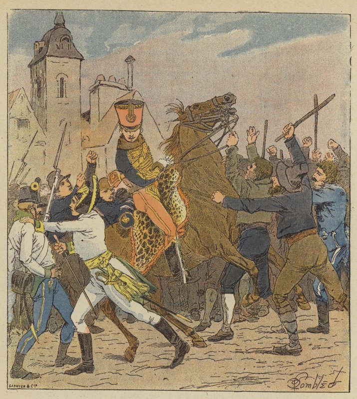 Poslanec maršála Lannese, týraný lidmi Vídně od after Louis Charles Bombled