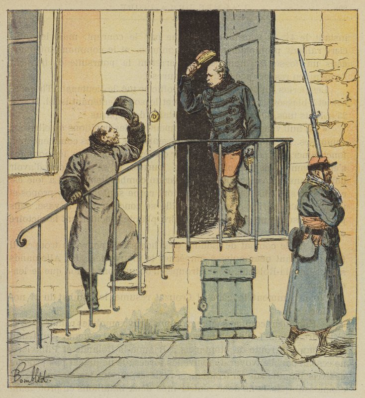 Prince de Joinville a generál des Pallieres od after Louis Charles Bombled