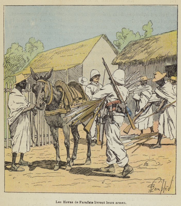 Hovasové z Farafate odevzdávají své zbraně od after Louis Charles Bombled