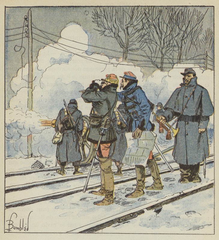 Kulomety generála Triparta od after Louis Charles Bombled