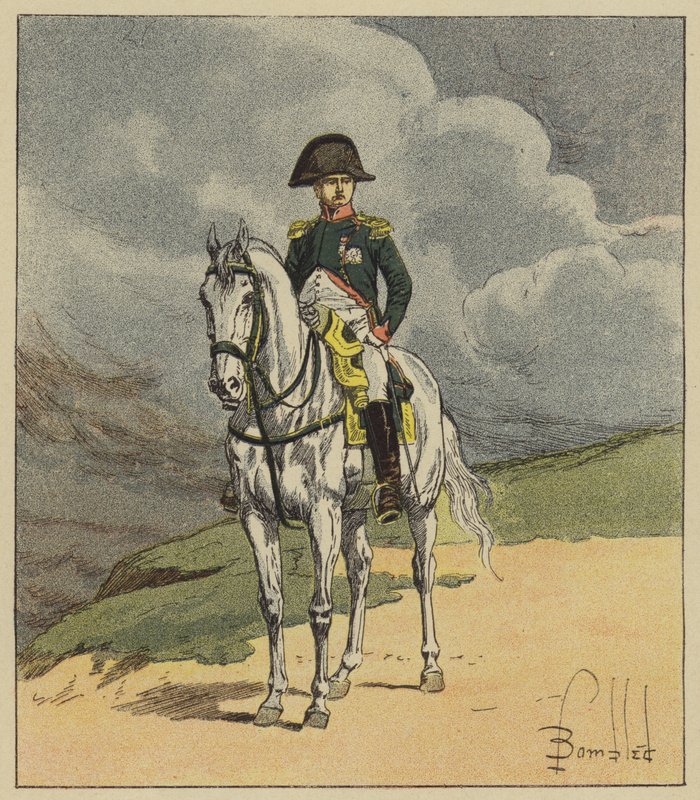 Napoleon Bonaparte od after Louis Charles Bombled