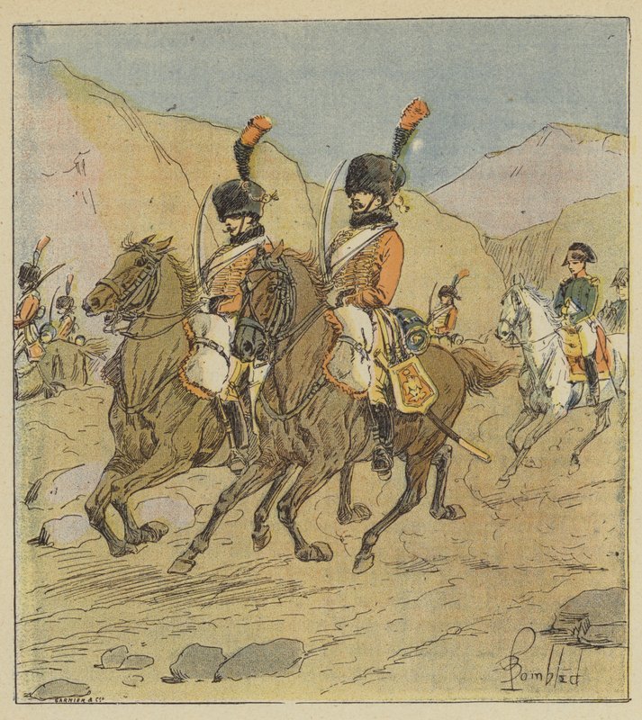 Napoleon nečekaně opouští Španělsko od after Louis Charles Bombled