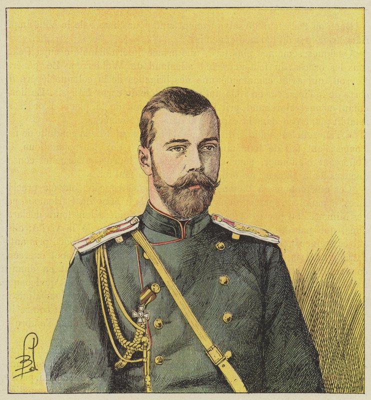 Mikuláš II., ruský císař od after Louis Charles Bombled