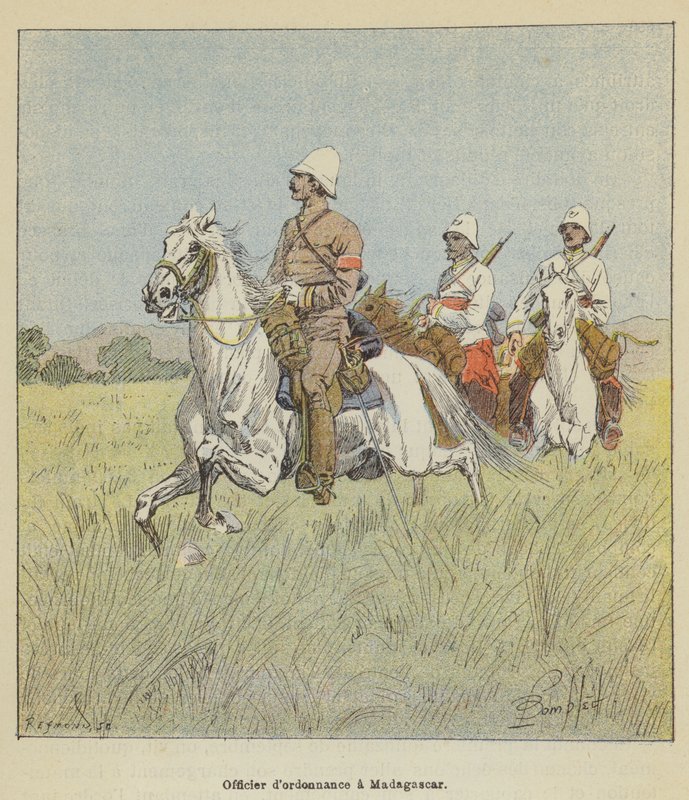 Ordinační důstojník na Madagaskaru od after Louis Charles Bombled