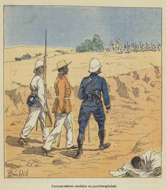 Poslanci odvedeni do ústředí od after Louis Charles Bombled