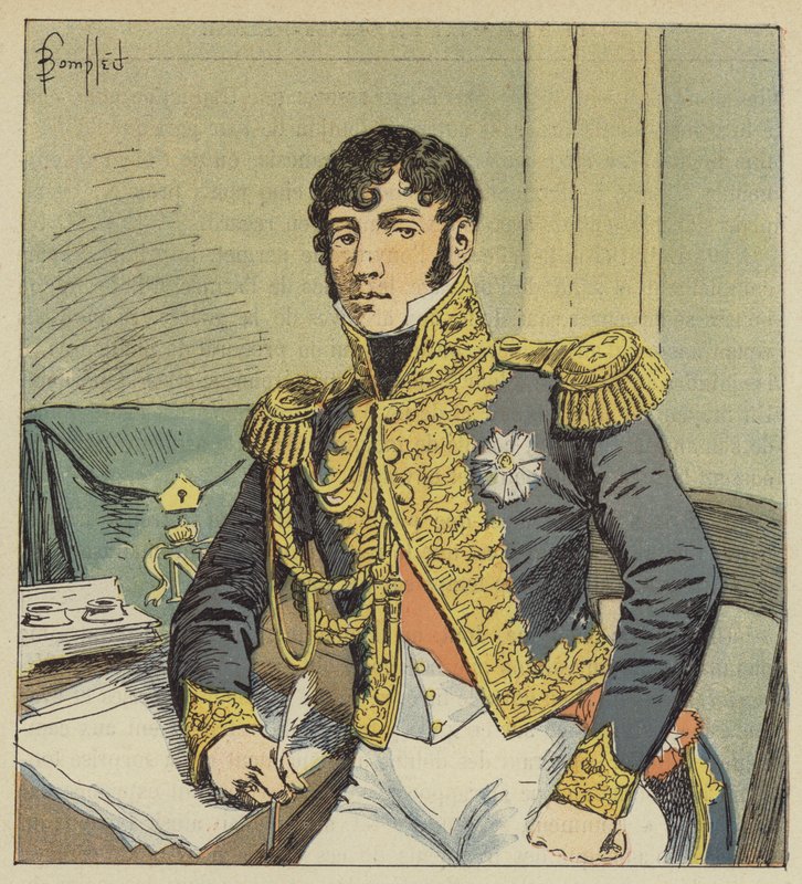 Portrét hraběte de Montholon, vykonavatele Napoleonovy vůle od after Louis Charles Bombled