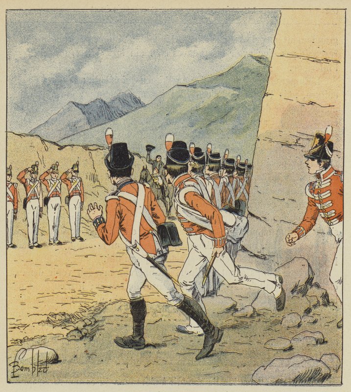 Jakého evropského vojáka, řekl císař, můj přístup nepohnul! od after Louis Charles Bombled