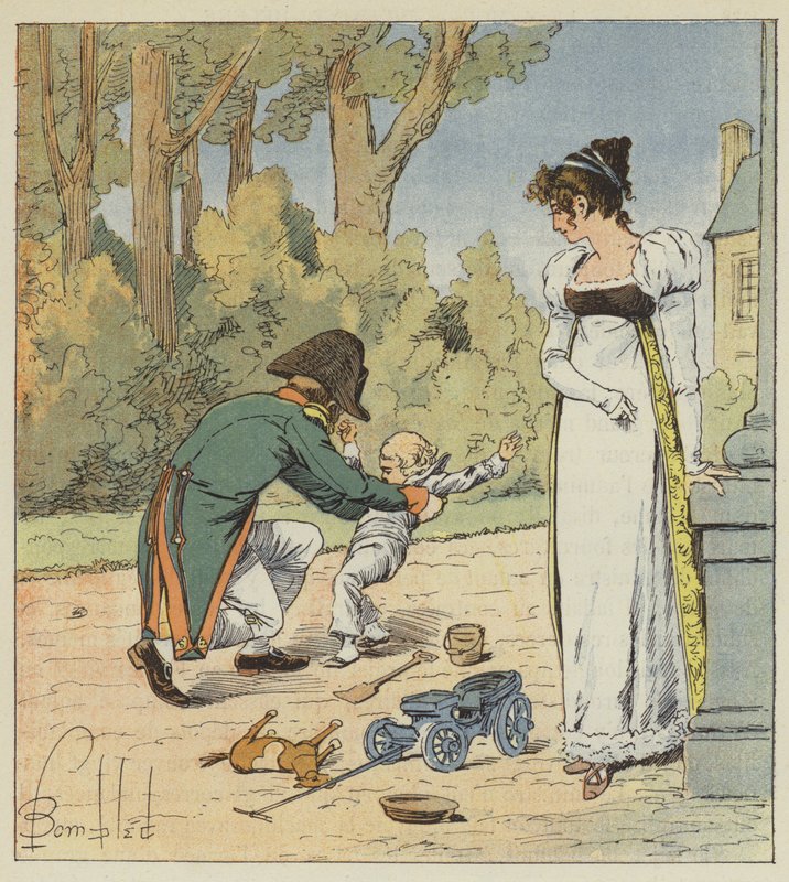 Pokud ho potkal v zahradách, hodil ho na zem od after Louis Charles Bombled