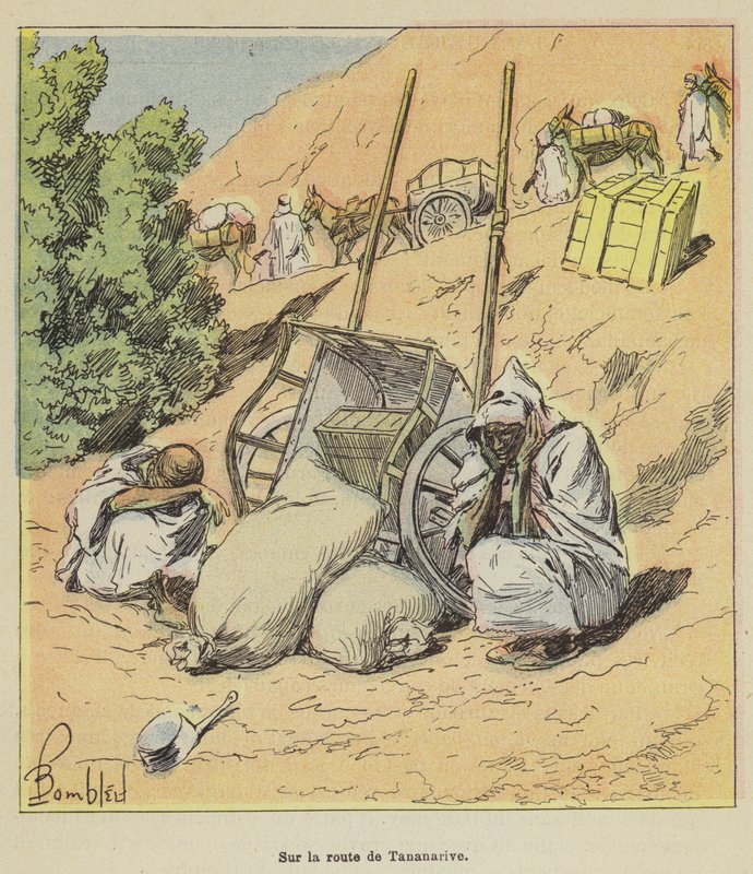 Na cestě do Antananariva od after Louis Charles Bombled
