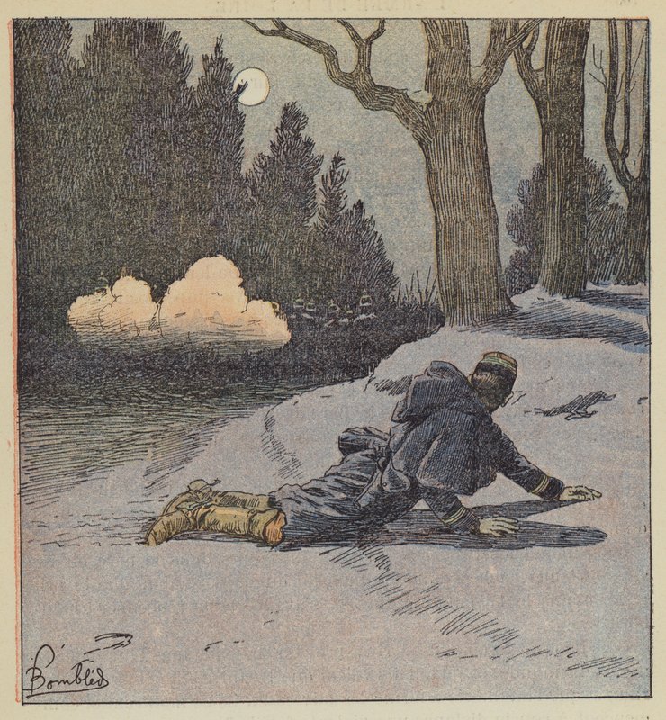Překvapení de Chambord, podplukovník Pinelli od after Louis Charles Bombled