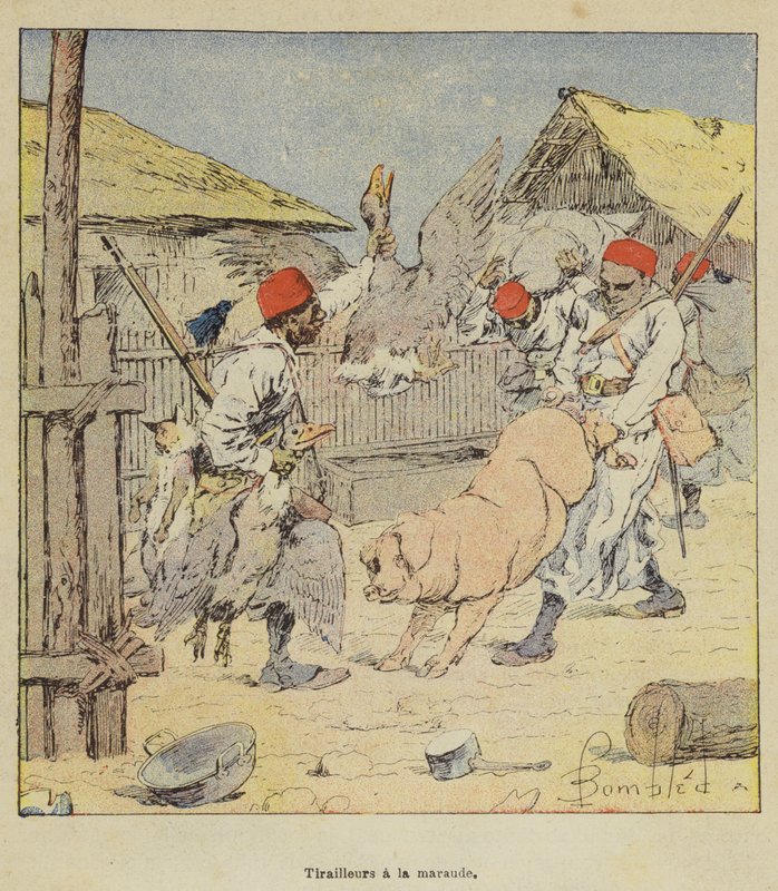 Marauding Skirmishers od after Louis Charles Bombled