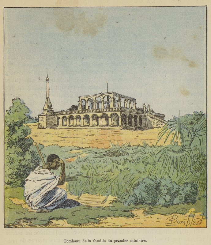 Rodinná hrobka premiéra od after Louis Charles Bombled