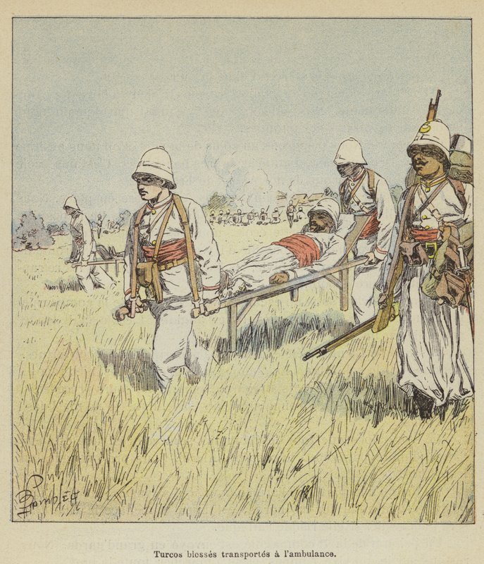 Turcos žehná přepravě lambulance od after Louis Charles Bombled