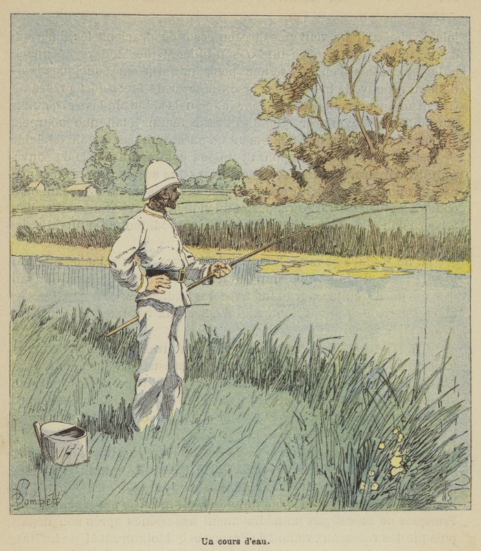 Vodní tok od after Louis Charles Bombled