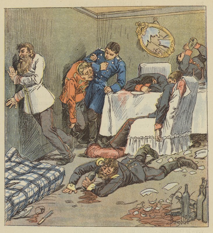 Rezervace pokoje v Hotelu de France od after Louis Charles Bombled