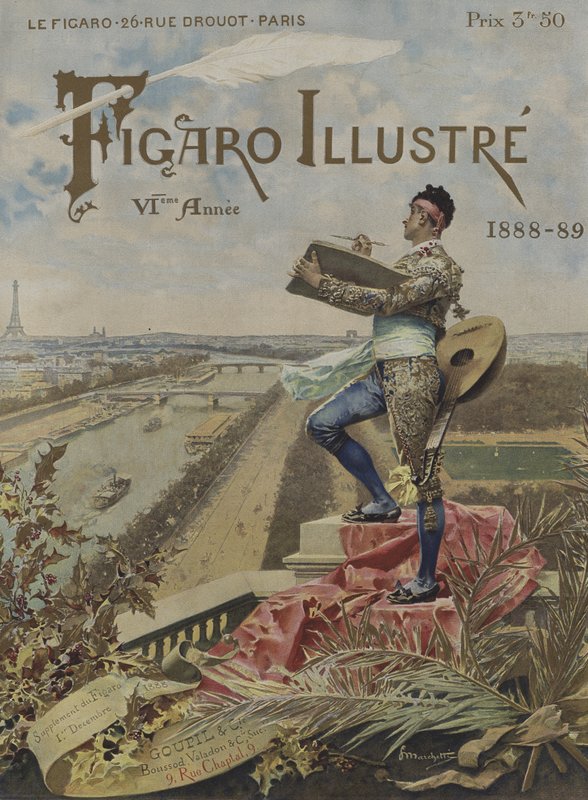 Obálka Le Figaro Illustre, 1. prosince 1888 od after Ludovico Marchetti