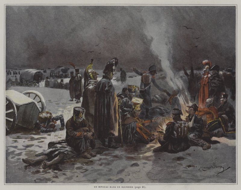Bivak v bažině od after Maurice Henri Orange