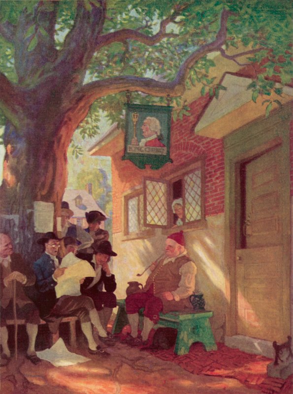 Ilustrace pro Rip Van Winkle od after Newell Convers Wyeth