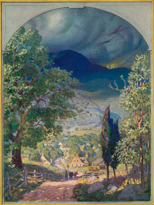Ilustrace pro Rip Van Winkle od after Newell Convers Wyeth