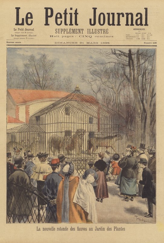 Nový výběh pro divoká zvířata v Jardin des Plantes od after Oswaldo Tofani
