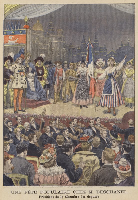 Populární galavečer pořádaný Paulem Deschanelem, předsedou francouzské Poslanecké sněmovny od after Oswaldo Tofani