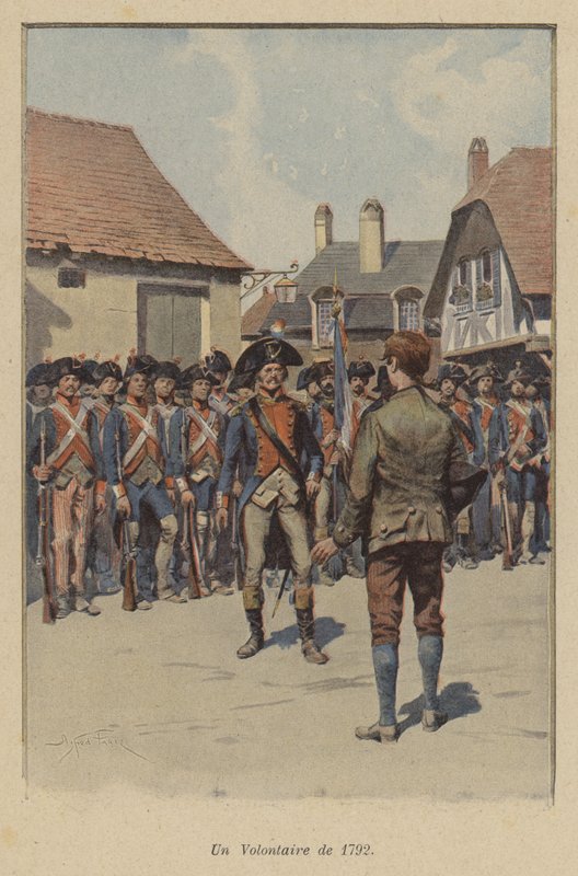 Dobrovolník z roku 1792 od after Paris