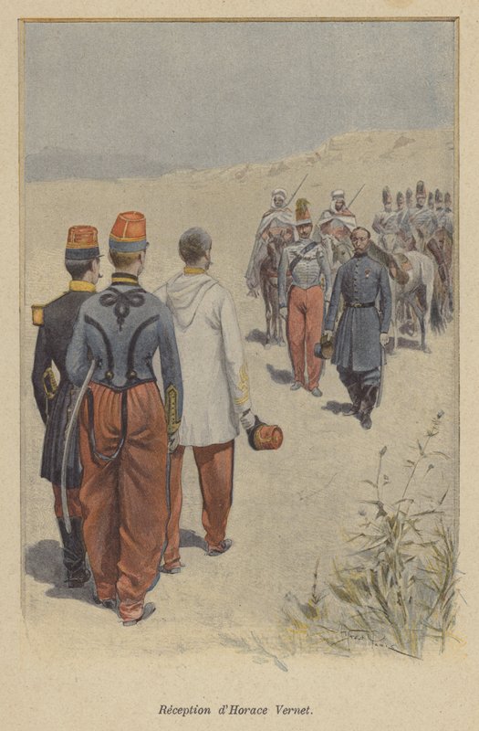 Přijetí Horace Verneta od after Paris