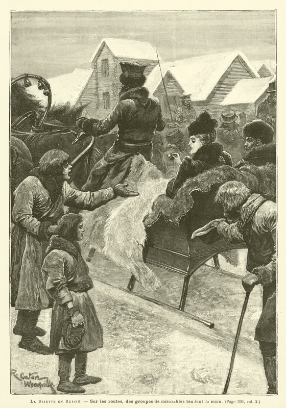 Nedostatek potravin v Rusku od after Richard Caton II Woodville