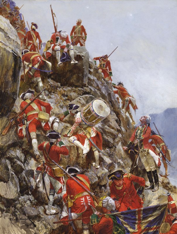 Měřítko Abrahámových výšin od after Richard Caton II Woodville