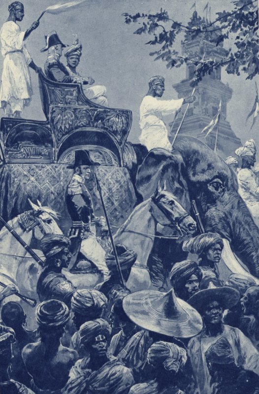 Singapur, Britové vstupují do města, vzdal se sultánem z Johore v roce 1824 za částku peněz od after Richard Caton II Woodville