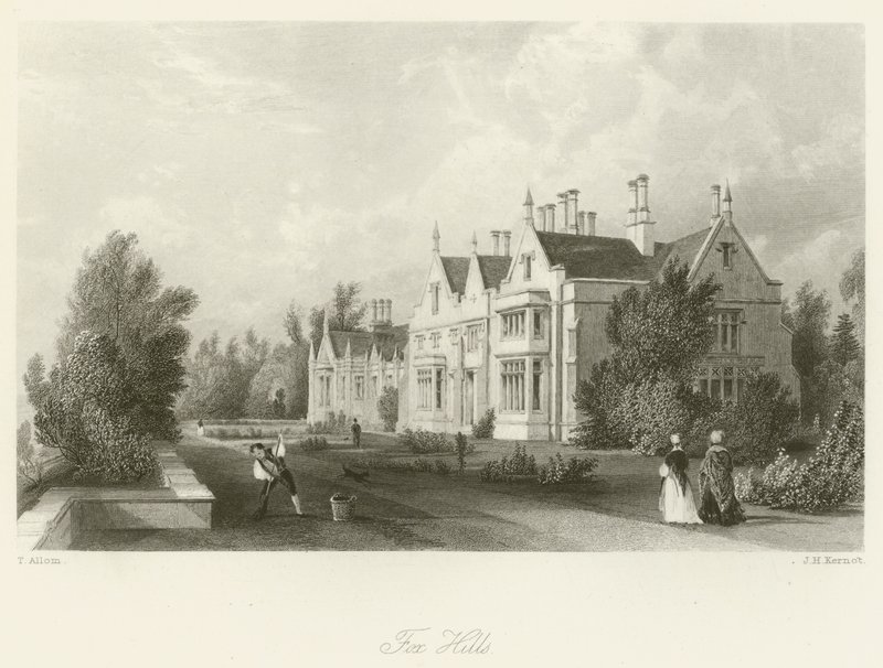 Fox Hills od after Thomas Allom