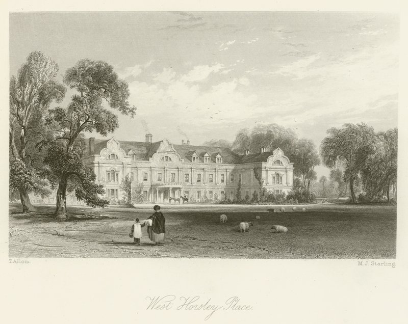 West Horsley Place od after Thomas Allom