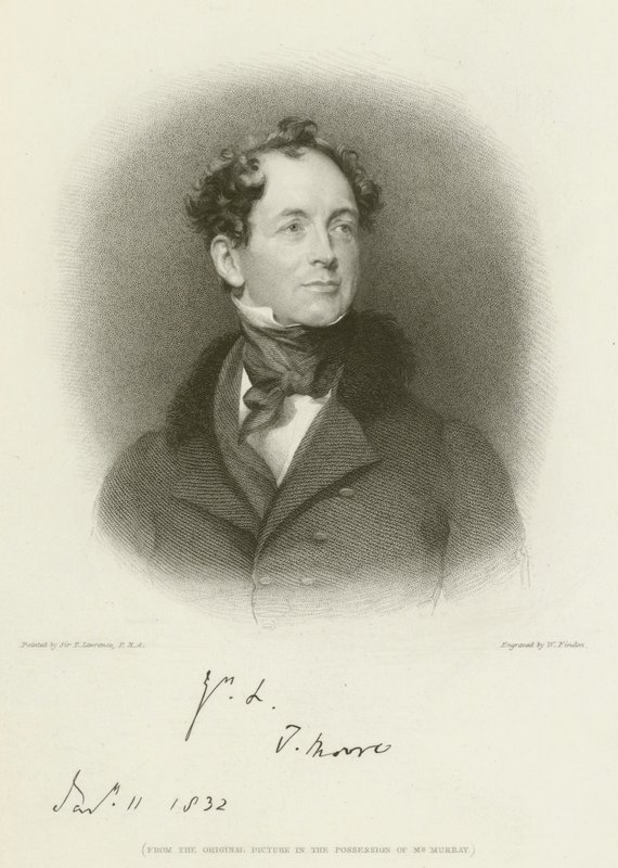 Thomas Moore od after Thomas Lawrence