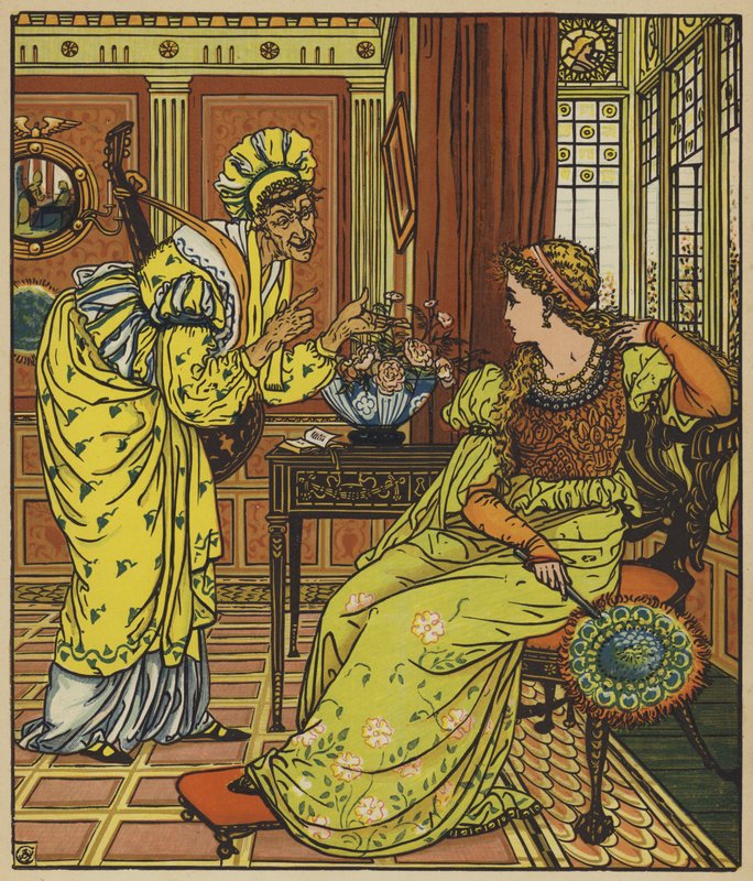 Feintise láká Belle-Etoile od after Walter Crane