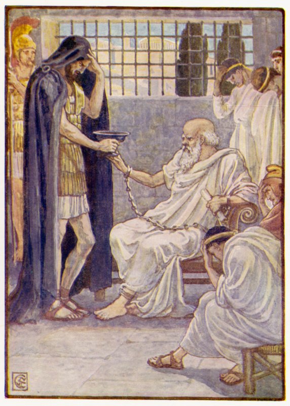 Vypil obsah, jako by to byl točený víno od after Walter Crane