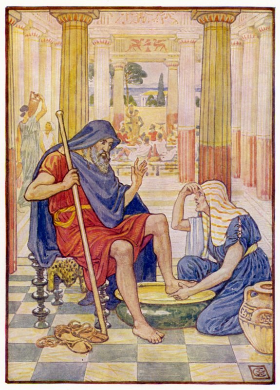 Ano, vpravdě, ty jsi Odysseus od after Walter Crane
