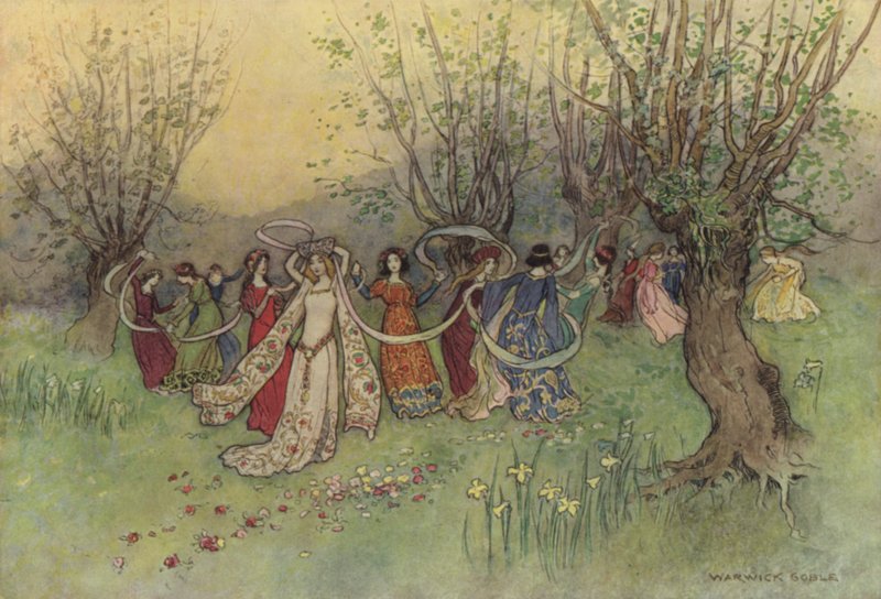 Geoffrey Chaucer, Kniha o vévodkyni od after Warwick Goble
