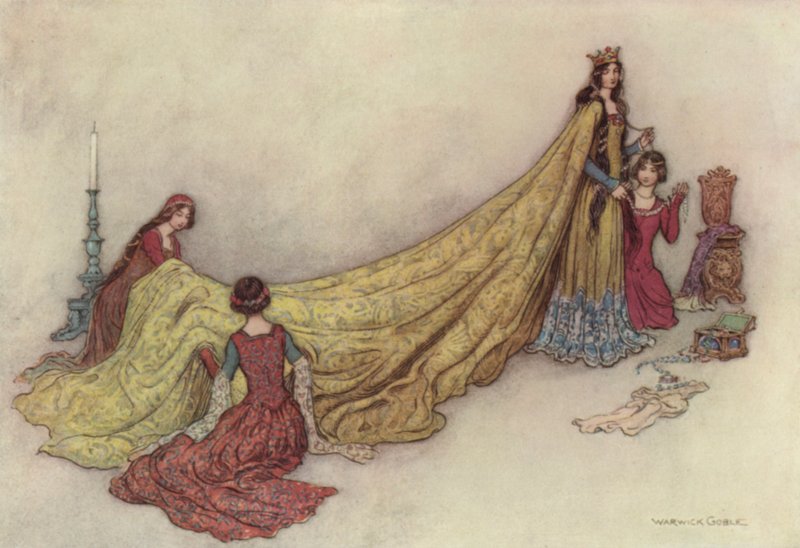 Geoffrey Chaucer, Příběh úředníků od after Warwick Goble