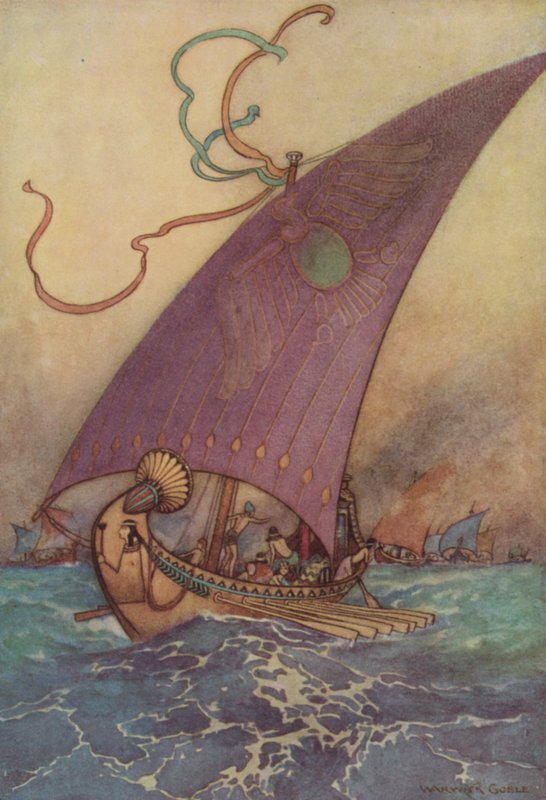 Geoffrey Chaucer, Legenda o dobrých ženách od after Warwick Goble