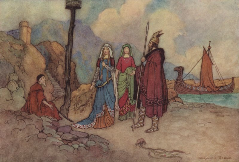 Geoffrey Chaucer, Příběh muže zákonů od after Warwick Goble