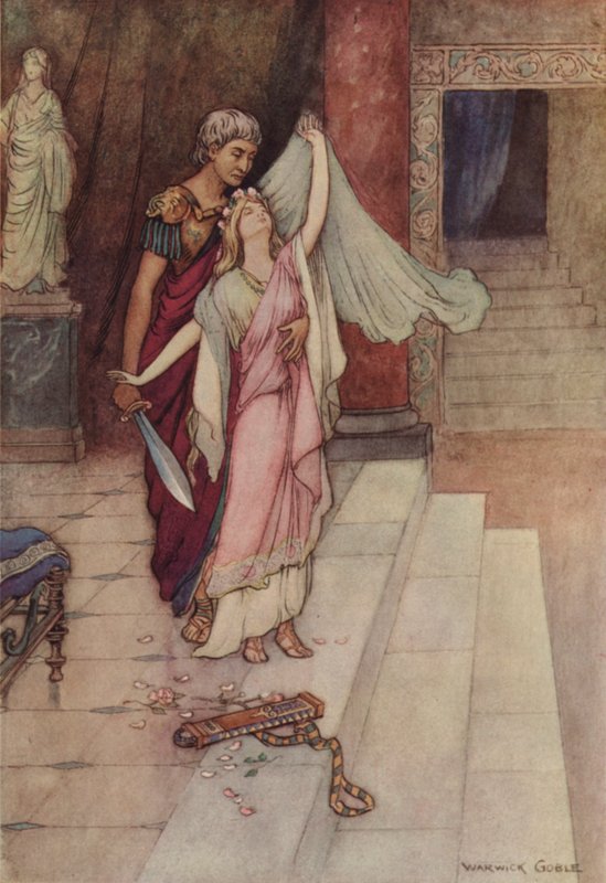 Geoffrey Chaucer, Příběh lékaře od after Warwick Goble
