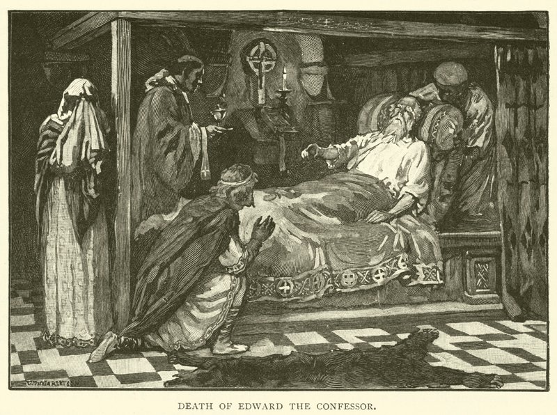 Smrt Edwarda Vyznavače od after William Henry Margetson