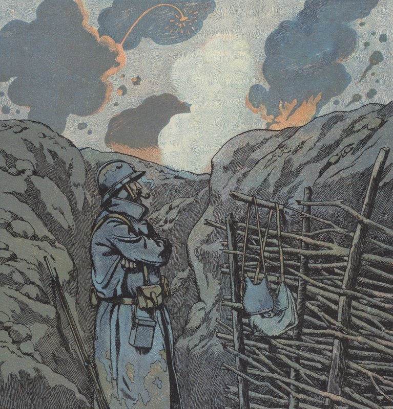 Velká válka 1914-1918 (barevné lito) od pseudonym for Onfray de Breville Jacques Job