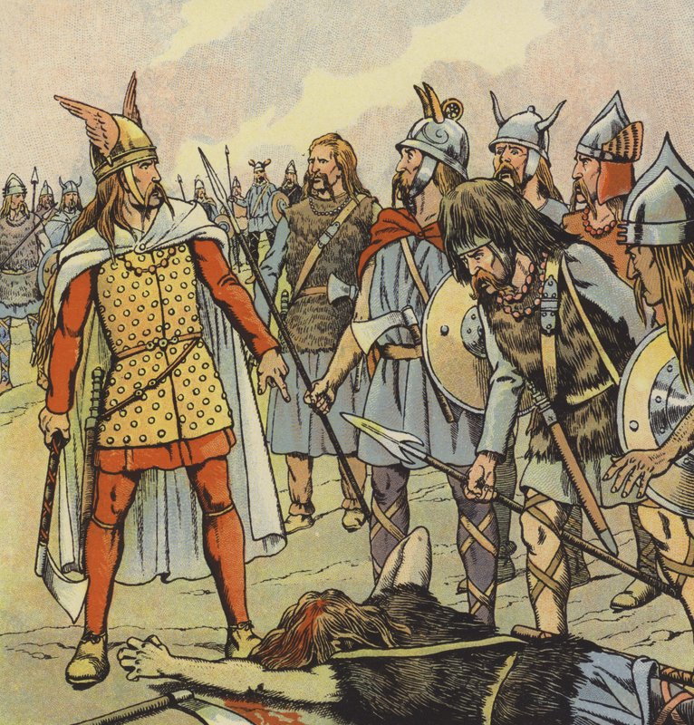 Váza Soissons (barevné lito) od pseudonym for Onfray de Breville Jacques Job