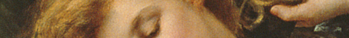 Lilith (John Collier), Detail: Gesicht mit geschlossenen Augen